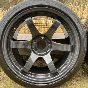 【美品】SHOGUN ショーグン TE37 18インチ 9.5J+20 114.3 5H/TRIANGLE 245/40R18 9部山 2本の画像5