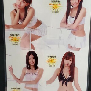 【AKB48】8ページ 150μ 厚手ラミネート 高品質 プレイボーイ 2010年11月1日号 切抜き B5サイズ 篠田麻里子 大島優子 板野友美 他 当時物の画像6