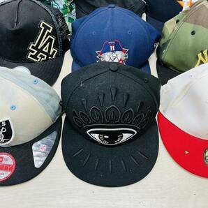 ☆大量・1円〜☆ NEW ERA ニューエラ キャップ 帽子 まとめて 26個 セット まとめ売り NEWERA NY LA KENZO RAIDERS スナップバック ④の画像3