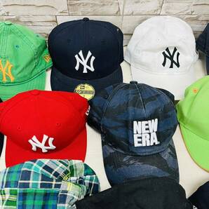 ☆大量・1円〜☆ NEW ERA ニューエラ キャップ 帽子 まとめて 26個 セット まとめ売り NEWERA NY LA KENZO RAIDERS スナップバック ④の画像9