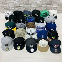 ☆大量・1円〜 NEW ERA ニューエラ キャップ 帽子 まとめて 26個 セット まとめ売り NEWERA NY LA KENZO ジョーダン DC スナップバック ⑤_画像1