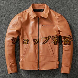 ファッション ライダースジャケット レザージャケット 牛革 vintage ヴィンテージ 本革 革ジャン メンズ20304050代 S~5XL