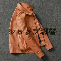 ファッション ライダースジャケット レザージャケット 牛革 vintage ヴィンテージ 本革 革ジャン メンズ20304050代 S~5XL_画像2