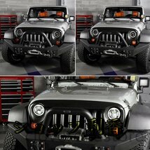 ユーノスロードスター リトラ LED リング ヘッドライトペア 丸目 NA6 NA8 SA22C ジムニー JEEP ランクル 5617_画像5