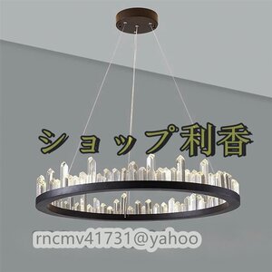 極美品★モダンな LED クリスタル シャンデリア エレガントなクリスタル フラッシュ