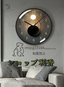 壁掛け時計　北欧風　創意個性　静音　電池式　　円形時計　クロック　リビング　ベッドルーム　廊下