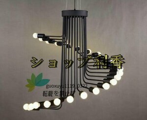 強くお勧め★高品質 華麗 インテリア 装飾 螺旋26灯 ペンダントライト LED シャンデリア 天井 照明器具 ランプ シーリングライト