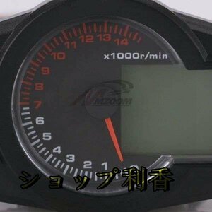 オートバイ デジタルマルチメーター 15000rpm モンキー 125cc 250cc 400cc等に