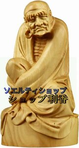 新入荷☆小葉ツゲの木彫り木彫仏像彫刻装飾品