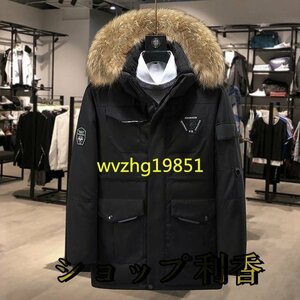 YR-NO1黒【実寸M新品 北欧 最高級ライン 超防寒premium多機能 寒冷地 重厚 豪雪 Ecoファー付 ファー脱着 高品質 贅沢 ダウンジャケット