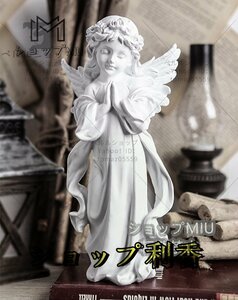 Art hand Auction Western interior, angel, prayer, praying angel, sculpture, statue, Western, miscellaneous goods, object, ornament, figurine, entrance, room, office, resin, handmade, handmade, Interior accessories, ornament, Western style