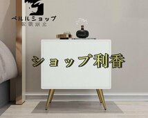 高級感満載！ 収納チェスト ミニキャビネット ベッドサイド チェスト テーブル 花台 電話台 引き出し2段_画像4