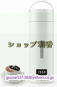 大好評★電気ケトル 小型 携帯用 電気ポット500ml 110V 旅行用 304ステンレス製 自動OFF 急速沸かし 空焚き防止機能 旅行カップ