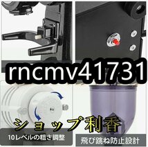 電動コーヒーミル 粗さ調節可能 10段階変速調整 電動式 コーヒーグラインダー 家庭用 業務用 コーヒー店 (ブラック)_画像4