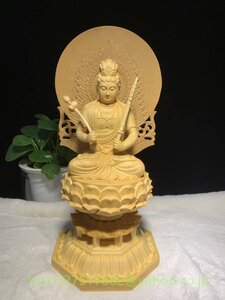 極上品 最高級 仏教工芸品 仏壇仏像 木工細工 精密彫刻 虚空蔵菩薩座像