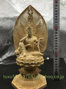 極上品 如意輪観音菩薩 観音菩薩 如意輪観音 如意輪 仏壇仏像 供養品 木彫仏像 祈る厄除 精密細工