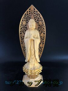 新作　釈迦牟尼 極上彫　仏教工芸品　仏像　木彫　釈迦如来　精密彫刻