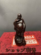 極上品 弥勒仏 布袋様 七福神 木彫仏像 細工精彫 仏教工芸品_画像1