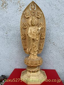 勢至菩薩 木工細工 木彫仏教 精密彫刻 木彫仏像 仏教美術品
