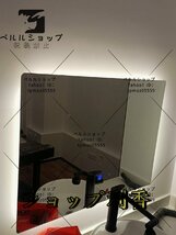 LED ミラー 洗面所 浴室鏡 洗面台 照明付き 防曇 防水 おしゃれ ledミラー (暖色 白色LED内蔵 色温度3000-6000K調節可能 60*80cm)_画像8