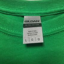 GILDAN アイリッシュグリーン L サイズ 緑色 半袖無地Tシャツ ポケット無し 6.0oz ギルダン☆_画像2