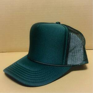 OTTO メッシュキャップ ダークグリーン 深緑 オットー CAP 帽子 ミリタリー USA アメリカ 野球帽 無地