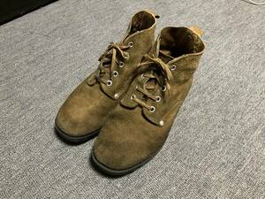 人民解放軍アンクルブーツ 旧日本軍編上靴同型代用 サイズ26センチ 半長靴