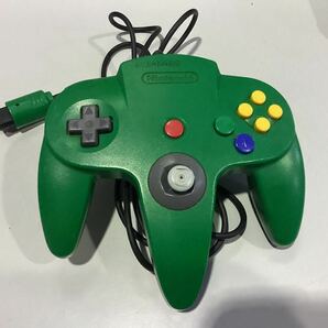 349【中古品】Nintendo 64 ロクヨン ソフト コントローラー 任天堂 クリアブルー の画像5