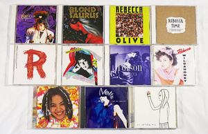 【レベッカ／NOKKO】CD 11タイトル『EARLY REBBECCA』『WILD & HONEY』『BLOND SAURUS』『OLIVE』『TIME』『POISON』他 USED 