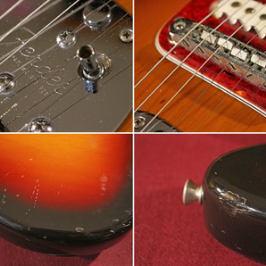 【Fender Japan】JG66-85（3TS）'66 Jaguar 3Tone Sunburst（Alderボディ／TOMブリッジ／メイプルネック・ローズウッド指板）の画像9