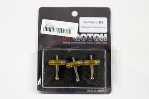 【GOTOH】★未使用新品★In-Tune BS Material Solid Brass（テレキャスターサドル ブラス製）日本製