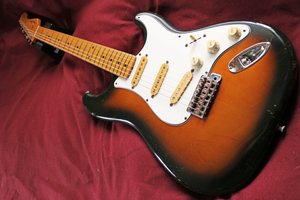 【Fender Japan】ST-57（T）'57 Stratocaster Tabacco Sunburst（メイプル1pcネック）フジゲン 日本製 外観ジャンク
