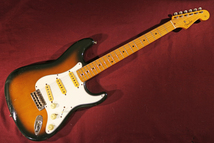 【Fender Japan】ST-57（T）'57 Stratocaster Tabacco Sunburst（メイプル1pcネック）フジゲン 日本製 外観ジャンク_画像10