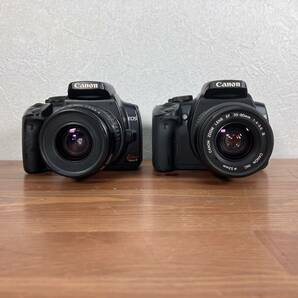 1321 Canon キャノン EOS Kiss Digital X 一眼レフカメラ 2台まとめ CANON ZOOM LENS EF 35‐80㎜ レンズ の画像2