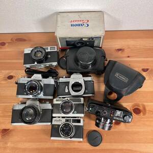1325　フィルムカメラ　一眼レフカメラ　まとめ売り　大量セット　箱あり　Canon ヤシカ　MINOLTA　PENTAXなど　ジャンク