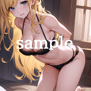 No.Sh-0012【全て1点もの】A4サイズ 美女ポスター 高品質光沢紙 イラスト アート コスプレ セクシー 水着 制服 下着 美女 巨乳 美乳 美尻の画像1