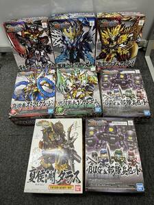 (管24875BN)【プラモデル】SDガンダム 三国創傑伝 曹操ウイングガンダム 他 8個セット バンダイ 未組立 長期保管品