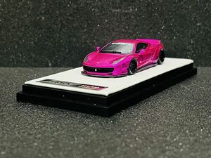 TP LBWK フェラーリ 458 ピンク　ゼロファイター　1/64 ミニカー