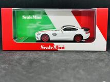 Scale Mini ベンツ　AMG GTS　ホワイト　1/64 ミニカー_画像6