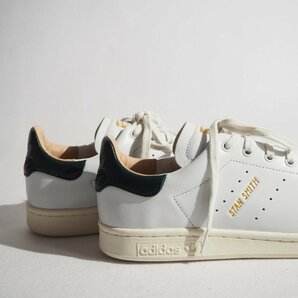 M8483P ●adidas アディダス● 新品 STAN SMITH LUX スタンスミス レザースニーカー ホワイト US8.5/26.5cm 白 HP2201 rbの画像3