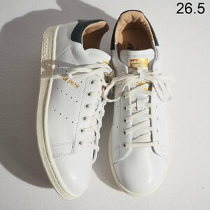 M8483P　●adidas アディダス●　新品 STAN SMITH LUX スタンスミス レザースニーカー ホワイト US8.5/26.5cm 白 HP2201 rb