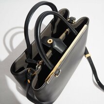 M2957P　▼FENDI フェンディ▼　PETITE 2JOURS 2way ショルダーバッグ ハンドバッグ ブラック / レザーバッグ 黒 rb mks_画像5