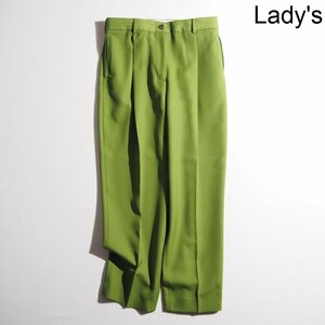 M2305P VAcne Studios Acne s Today oz V polyester wool pleat trousers green 36 / wide pants spring summer rb mks