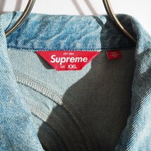 M8887P　▼Supreme シュプリーム▼ 新品同様 24SS S Logo Denim Trucker Jacket Sステッチロゴ ビッグ デニムジャケット ブルー XXL rb mks_画像5