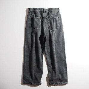 C2151P ▼Acne Studios アクネストゥディオズ▼ B00322 RELAXED JEANS ルーズフィットジーンズ 1989 ワイド デニムパンツ ブラック rb mksの画像4