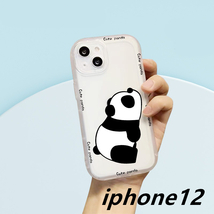 iphone12ケース カーバー TPU 可愛い　パンダ　お洒落　　軽量 耐衝撃 　_画像1