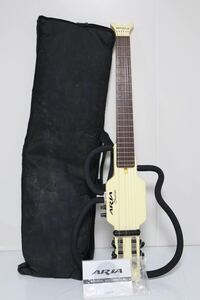 ARIA アリア Sinsonido シンソニード トラベルギター Licensed by SoloEtte,USA サイレントギター　手渡し可能