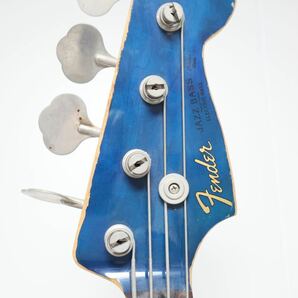 自作ギター？ Fender？ フェンダー エレキベース 楽器 ブルー 手渡し可能の画像6