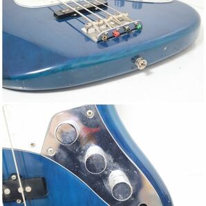 自作ギター？ Fender？ フェンダー エレキベース 楽器 ブルー 手渡し可能の画像7