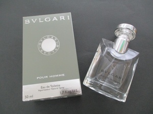 BVLGARI BVLGARY бассейн Homme духи o-teto трещина EDT 50ml б/у товар 240408